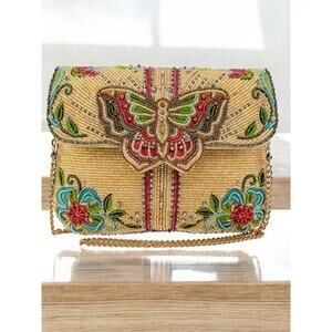 NWT Mary Frances Bag #S002-204 “Charmed” Beaded Bag